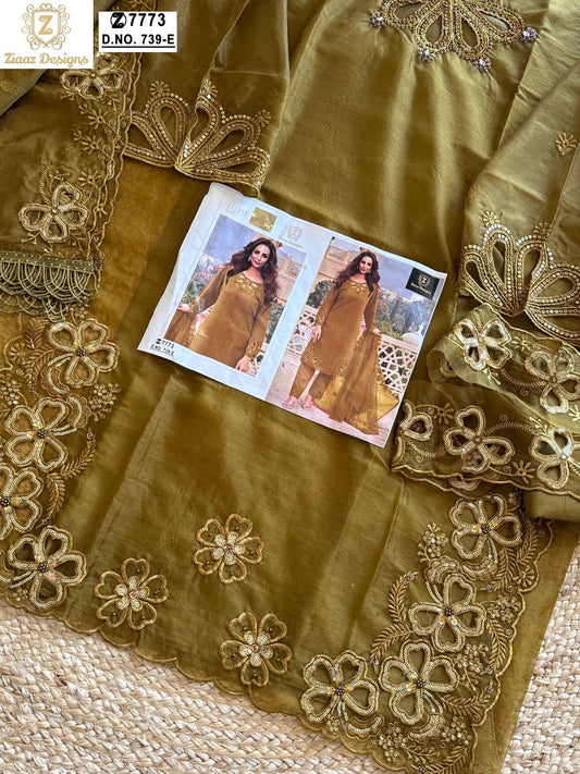 739E Ziaaz Designs Patch Pakistani Salwar Suits