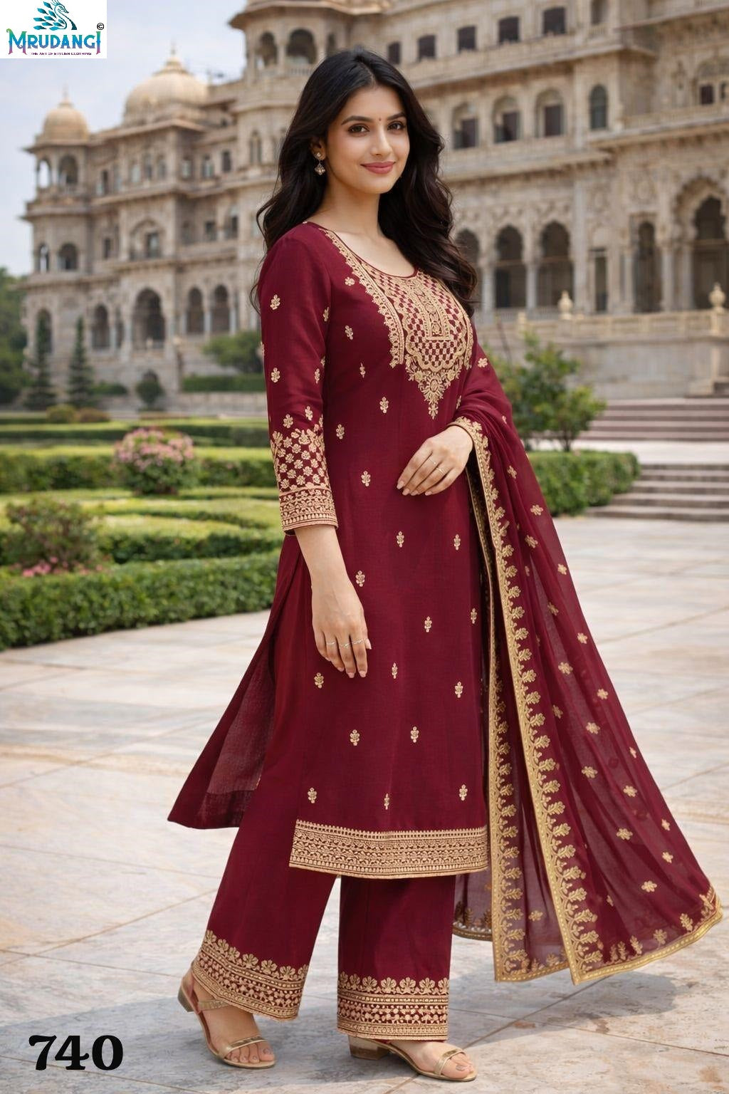 740 Maya Mrudangi Real Georgette Readymade Suits