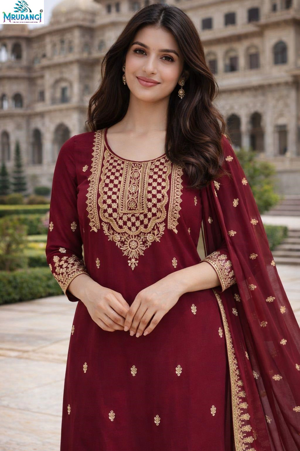 740 Maya Mrudangi Real Georgette Readymade Suits