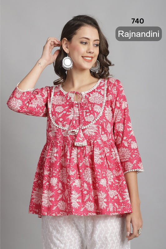 740 Rajnandini Cotton Women Top