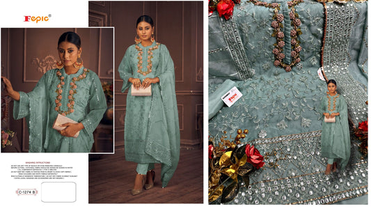 C-1274-B Fepic Pakistani Salwar Suits