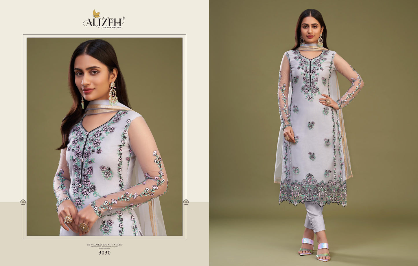 3030 Almora Vol 8 Alizeh Unstitched Suits