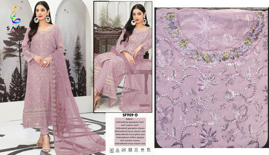 909D Safa Creation Pakistani Salwar Suits