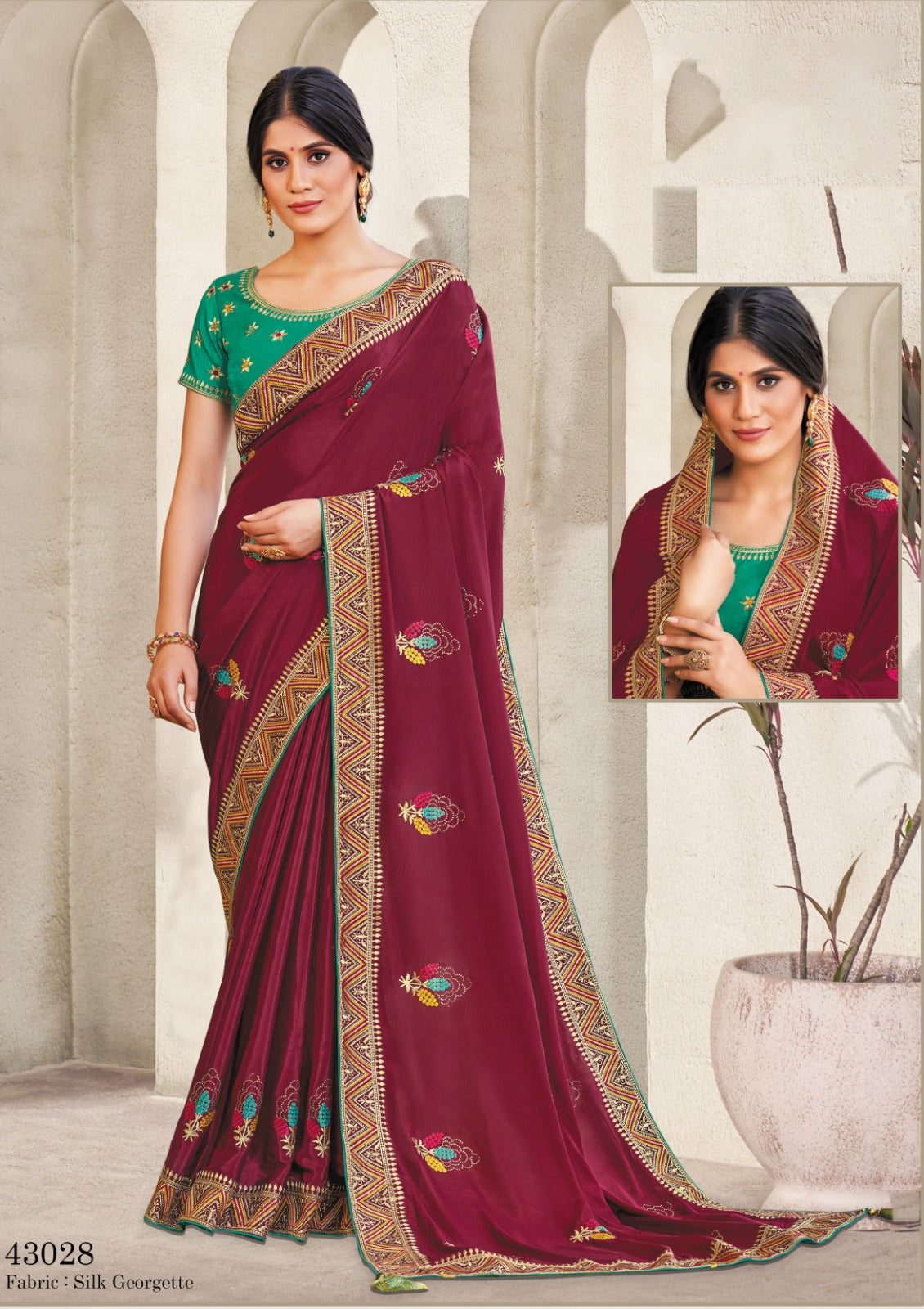 43028 Mahotsav Sarees