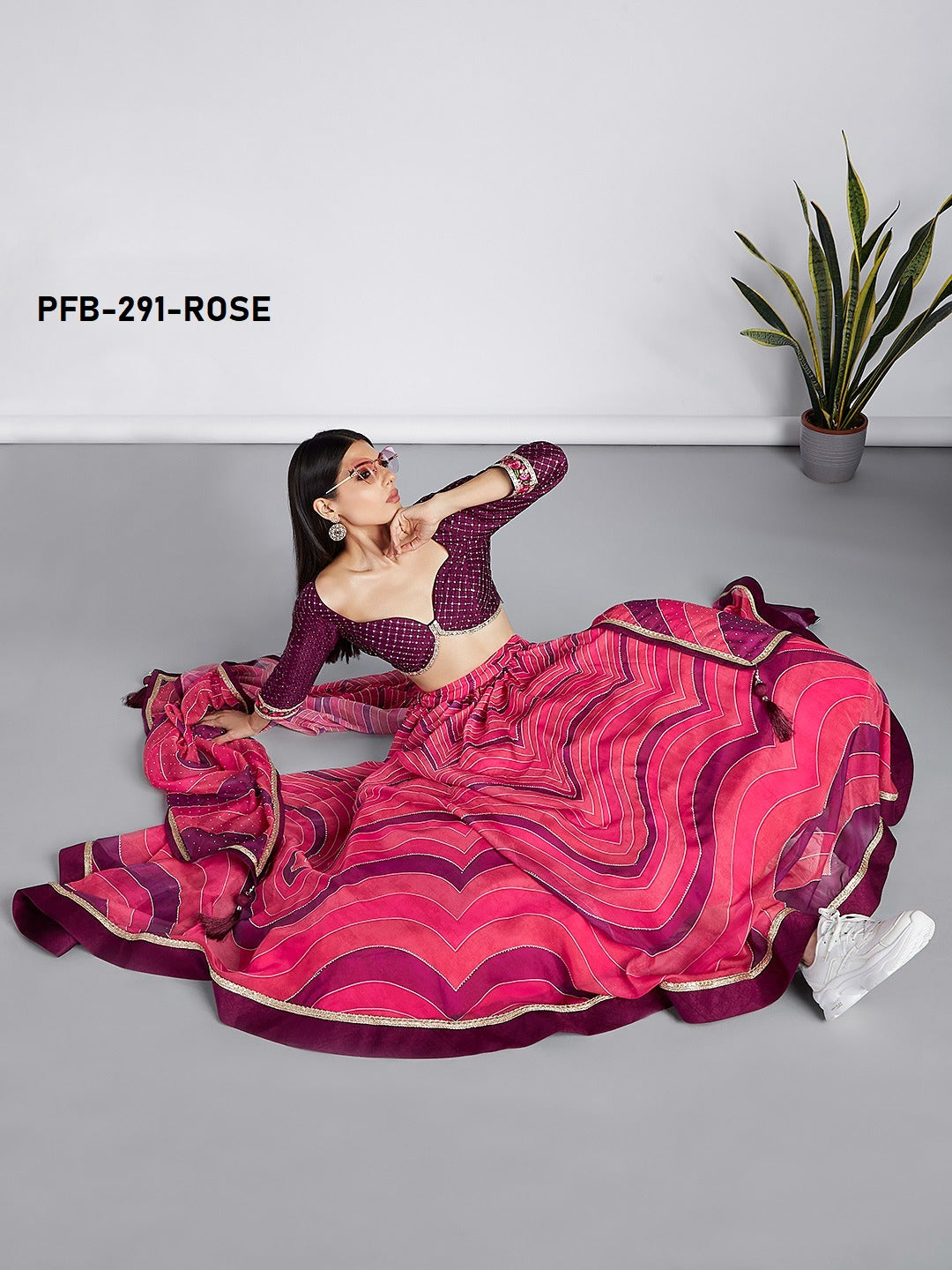 Pfb 291 Rose Pf Lehenga Choli