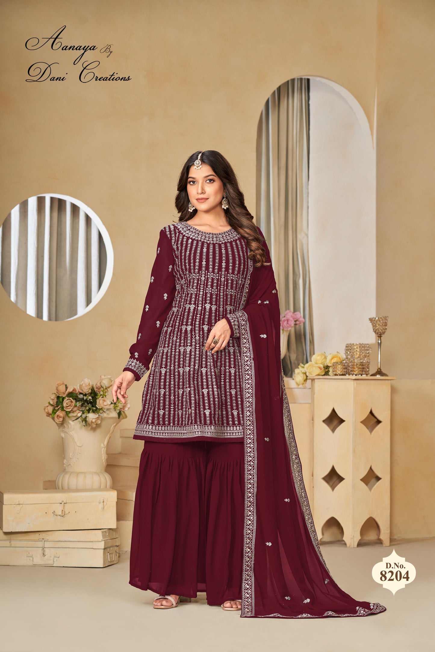 8204 Twisha Aanaya Vol 182 Dani Creation Pakistani Salwar Suits