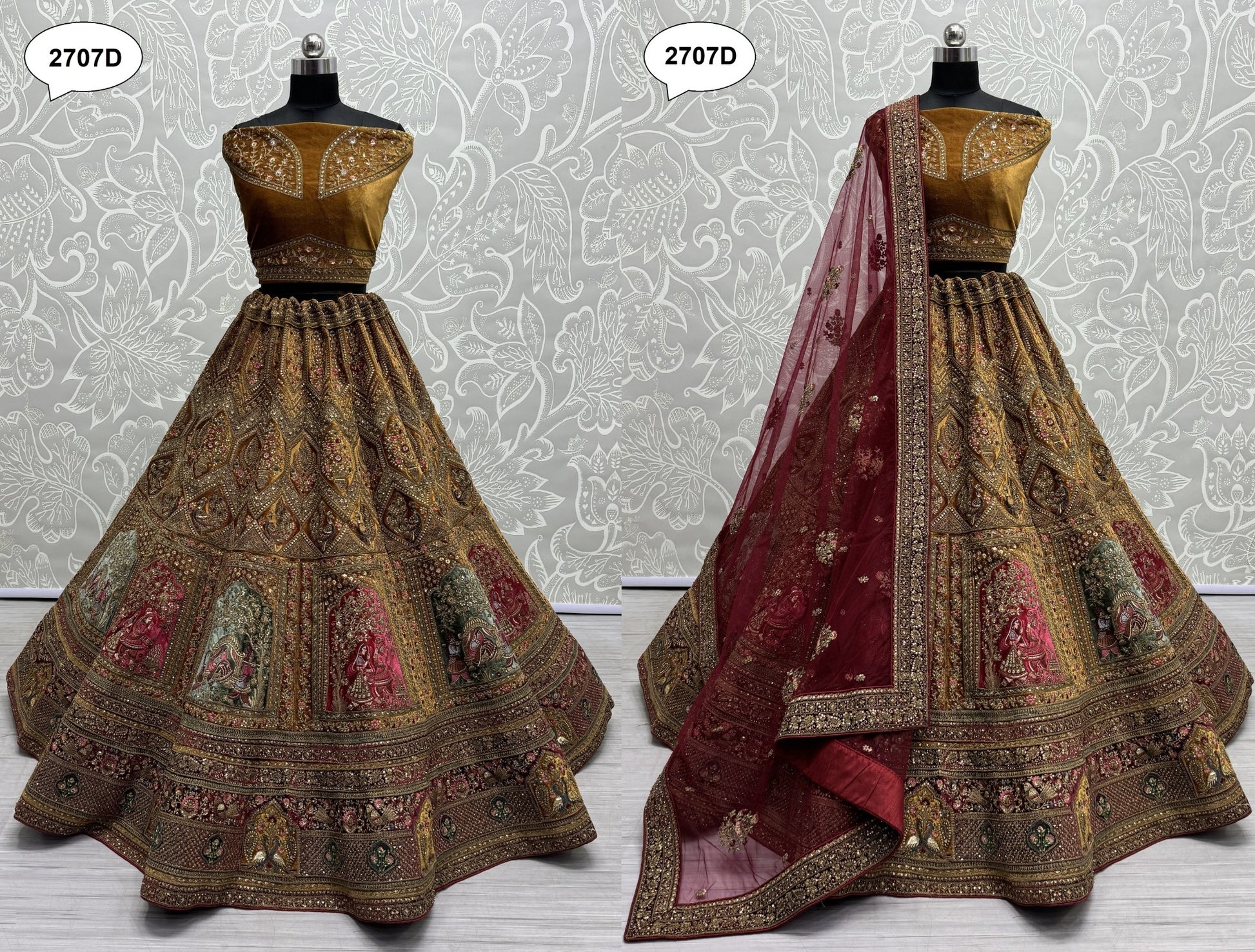 2707D Anjani Art Lehenga Choli