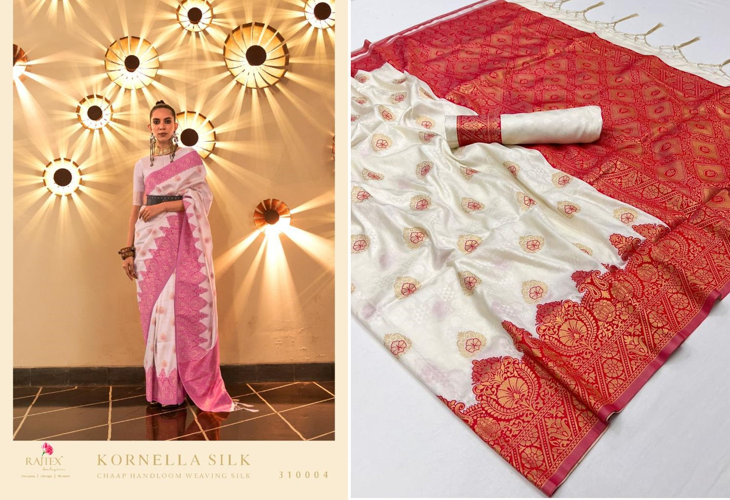 310004 Kornella Silk Rajtex Sarees