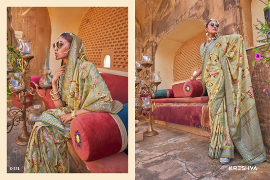 741 Dev Bhumi Kreshva Pv Silk Sarees