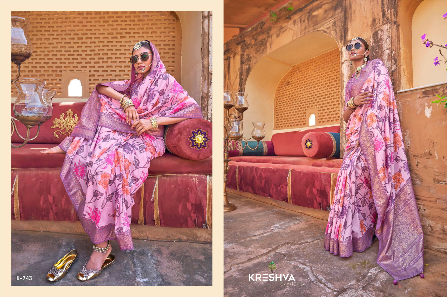 743 Dev Bhumi Kreshva Pv Silk Sarees