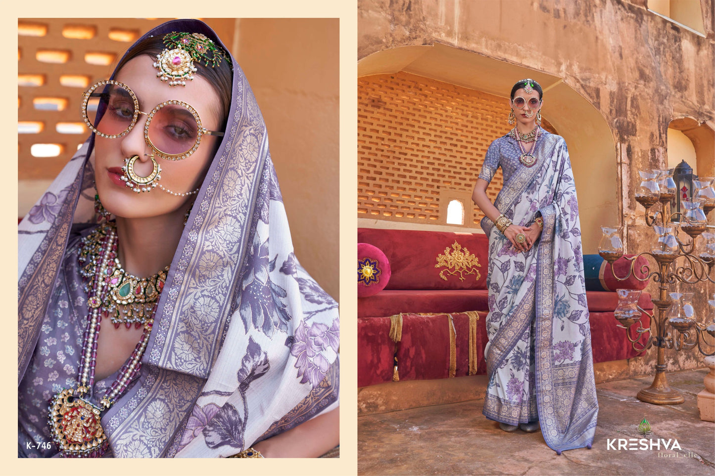 746 Dev Bhumi Kreshva Pv Silk Sarees