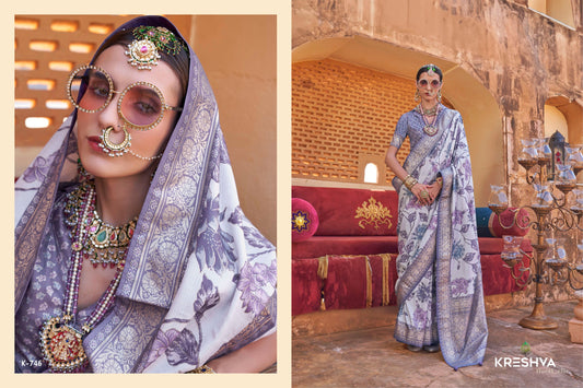 746 Dev Bhumi Kreshva Pv Silk Sarees
