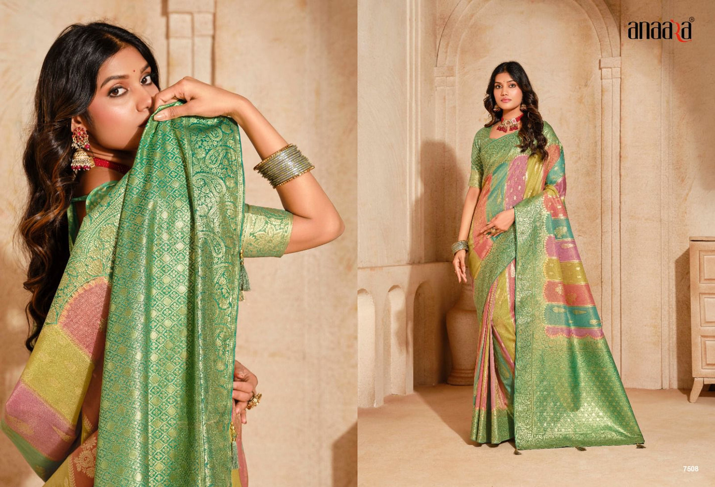 7508 Anaara Tathastu Zari Work Sarees