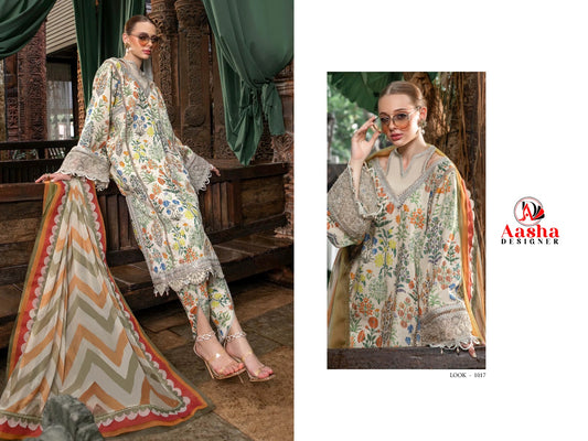 1017 Aasha Designer Pakistani Salwar Suits