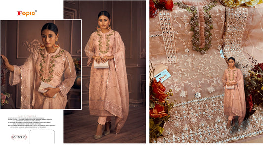 C-1274-C Fepic Pakistani Salwar Suits