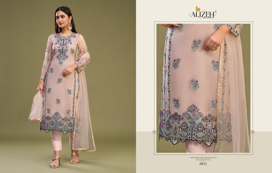 3031 Almora Vol 8 Alizeh Unstitched Suits