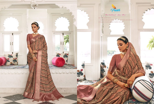 6304 Sampada Pankh Sarees
