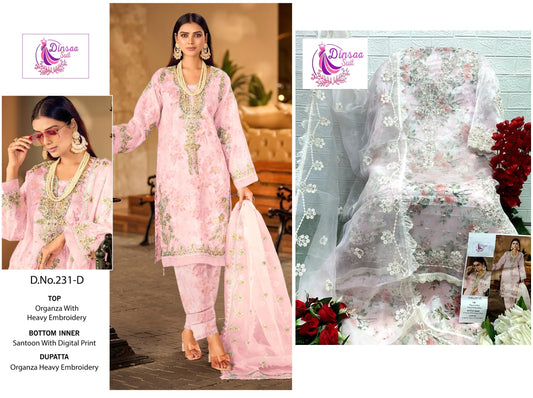231D Dinsaa Suit Pakistani Salwar Suits