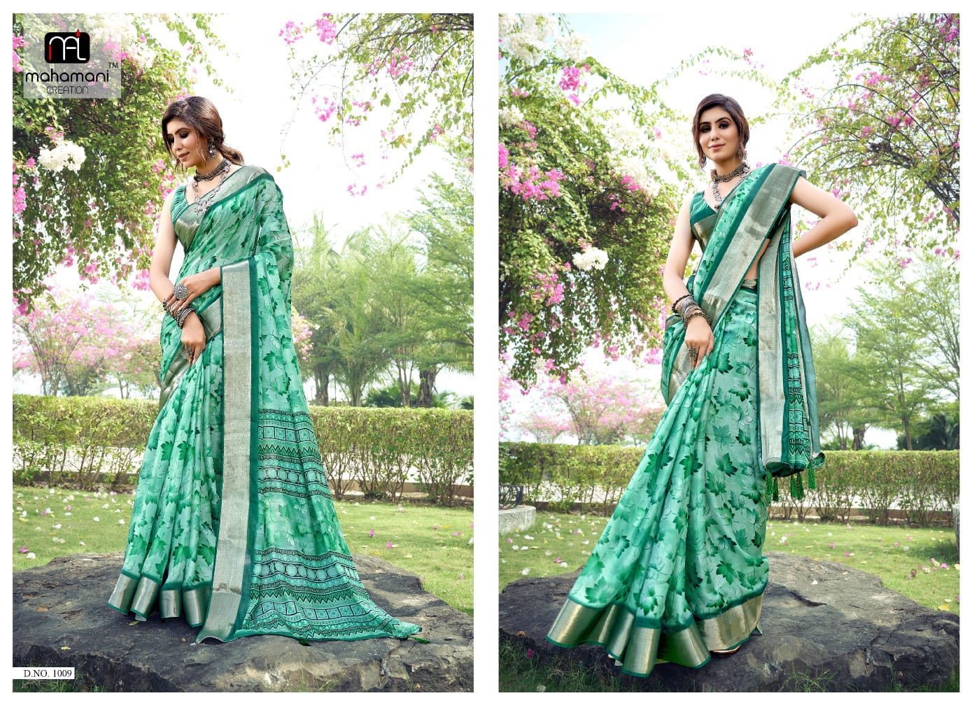 1009 Nancy Mahamani Creation Sarees