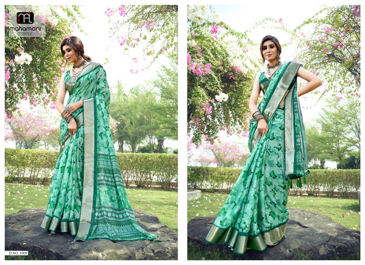 1009 Nancy Mahamani Creation Sarees