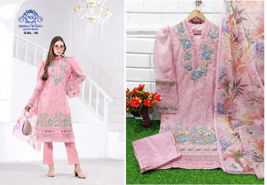 66Peach Nishbat Studio Pakistani Readymade Suits