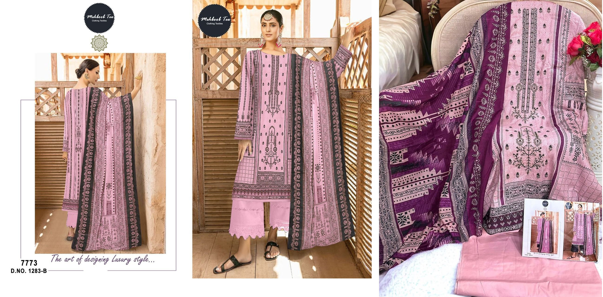 1283B Mehboob Tex Pakistani Salwar Suits