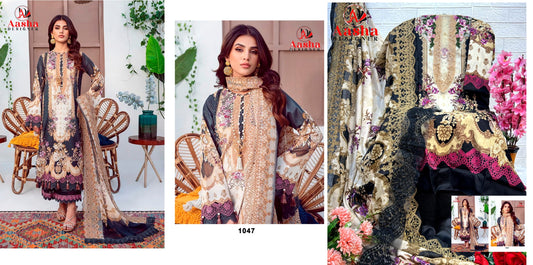 1047 Aasha Designer Pakistani Salwar Suits