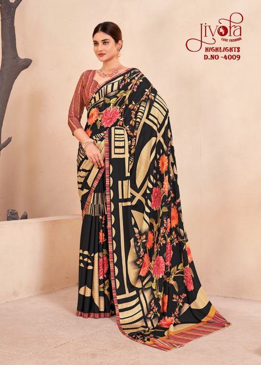 4009 Highlight Jivora Sarees