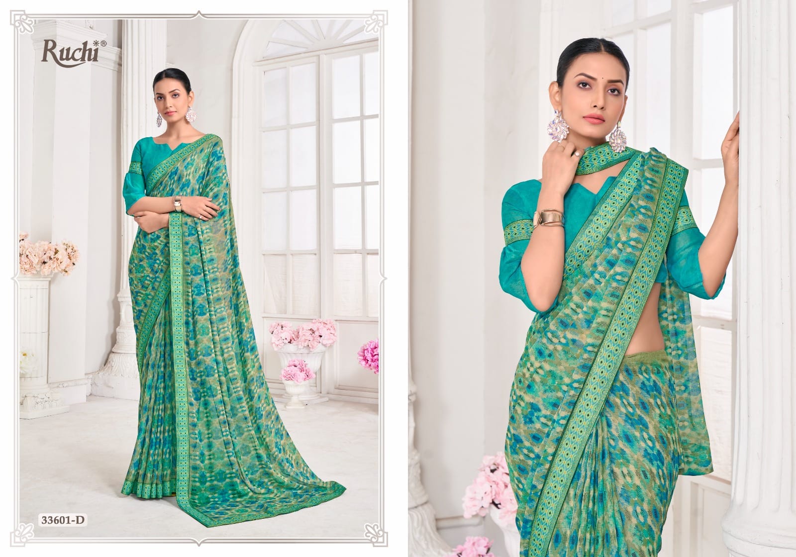33601D Vanilla Vol 8 Ruchi Sarees