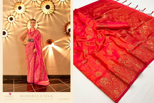 310005 Kornella Silk Rajtex Sarees