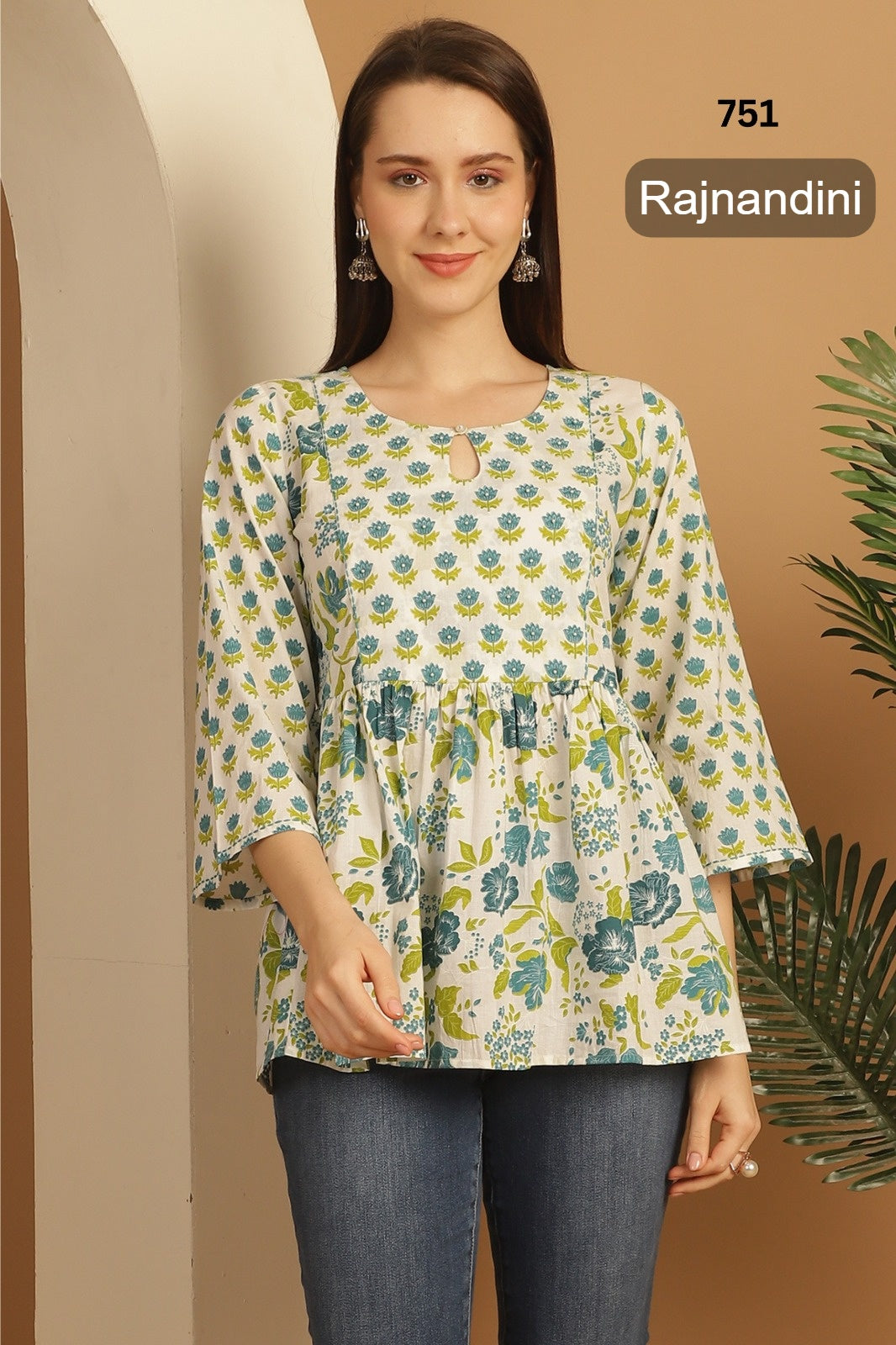 751 Rajnandini Cotton Women Top