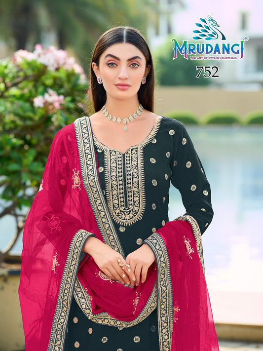 752 Rangoli Vol 1 Mrudangi Viscose Jacquard Readymade Suits