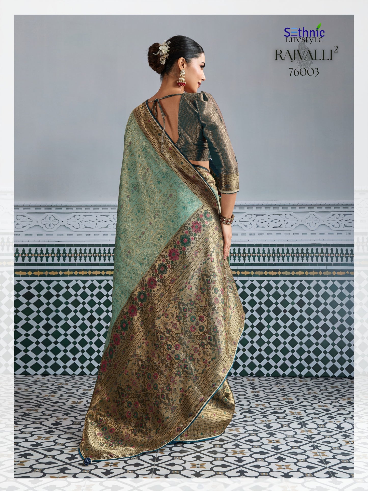 76003 Rajvalli Vol 2 Sethnic Kanjivaram Silk Sarees