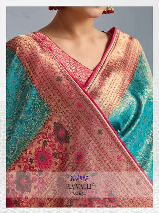 76004 Rajvalli Vol 2 Sethnic Kanjivaram Silk Sarees