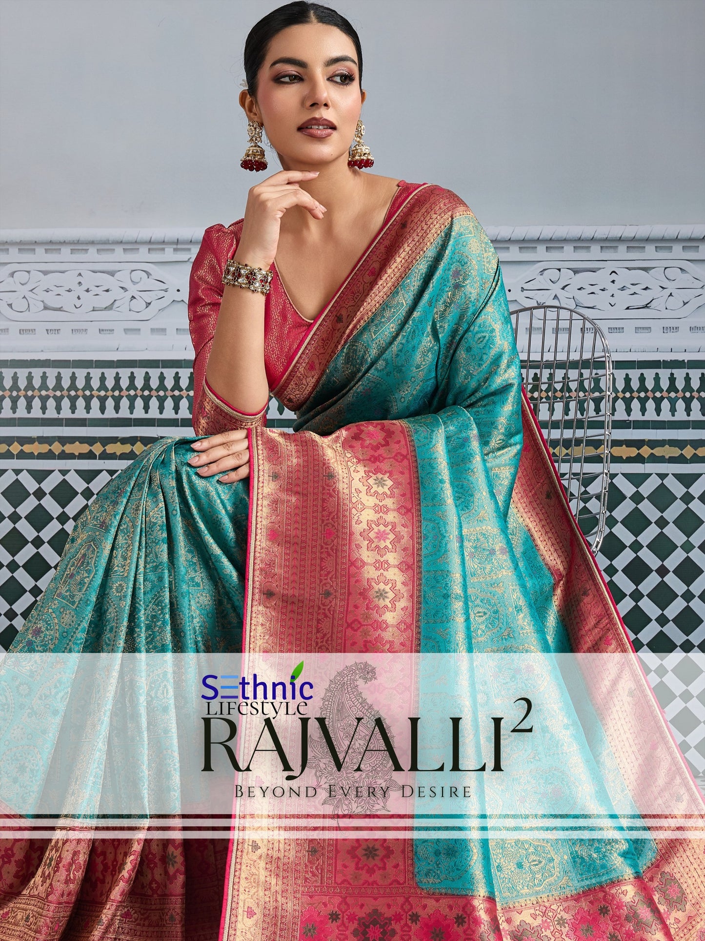 76004 Rajvalli Vol 2 Sethnic Kanjivaram Silk Sarees