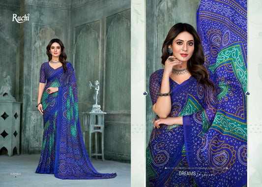 26103-D Star Chiffon Ruchi Sarees