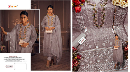 C-1274-D Fepic Pakistani Salwar Suits