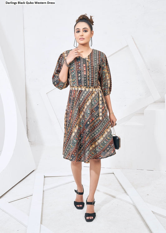 Darlings Black Qubo Western Dress