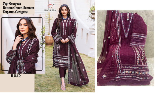 183D Hoor Tex Pakistani Salwar Suits