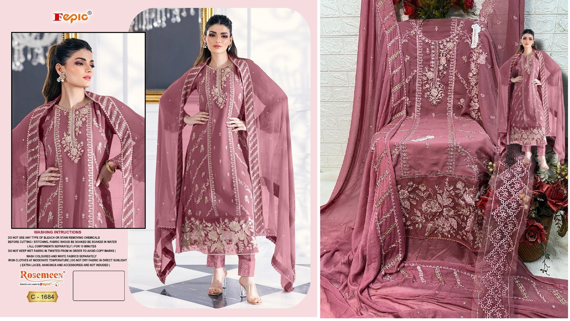 1684 Fepic Pakistani Salwar Suits