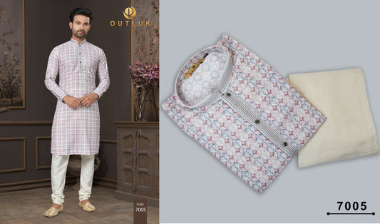 7005 Wedding Collection Vol 7 Outluk Mens Kurta Pyjama
