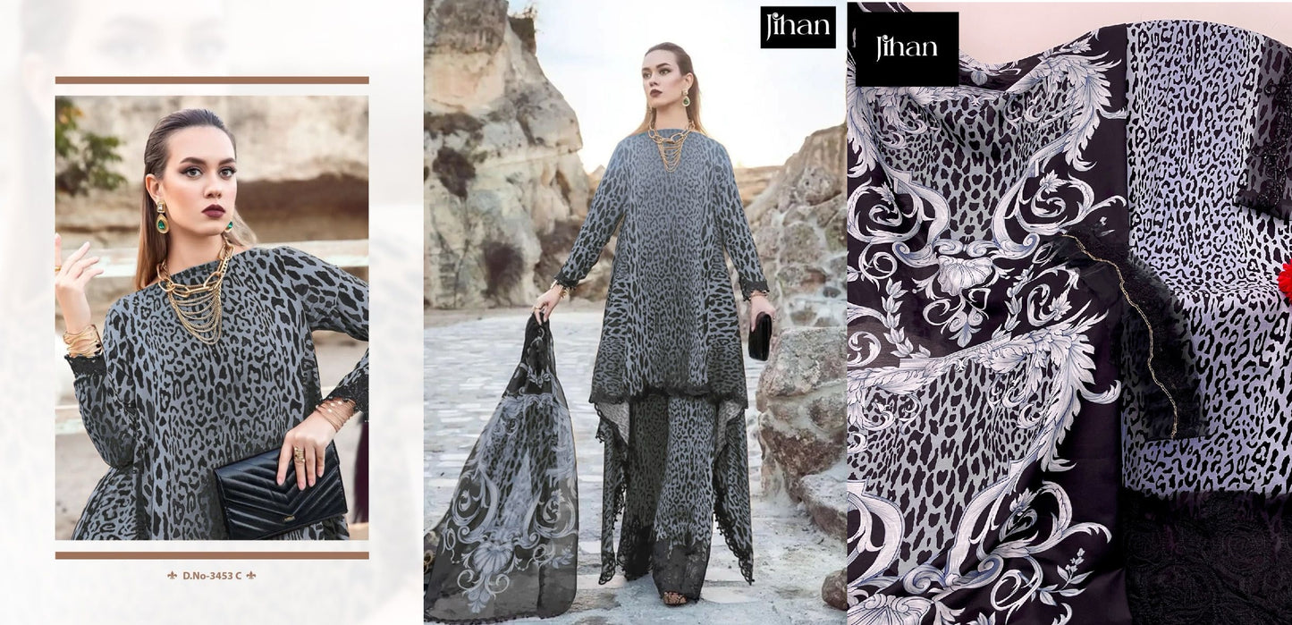 3453C Jihan Pakistani Salwar Suits