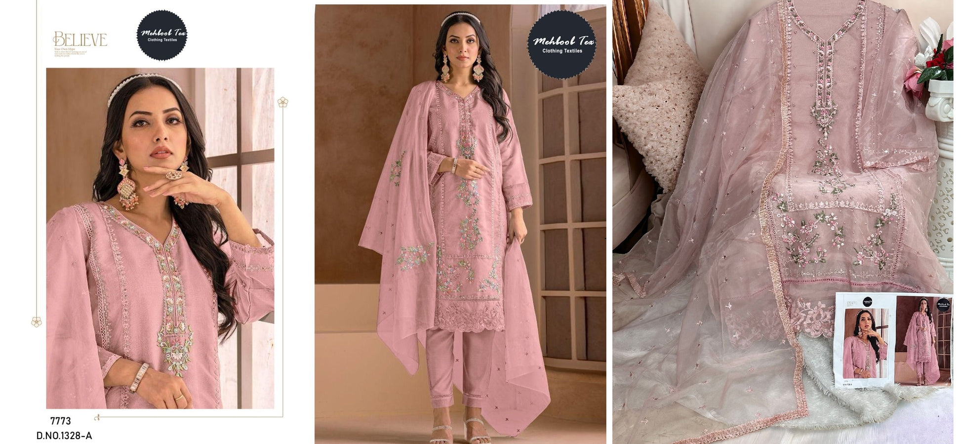 1328A Mehboob Tex Pakistani Salwar Suits
