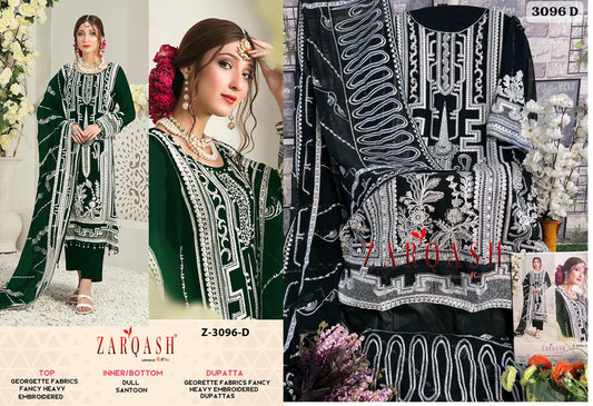 3096D Zarqash Pakistani Salwar Suits