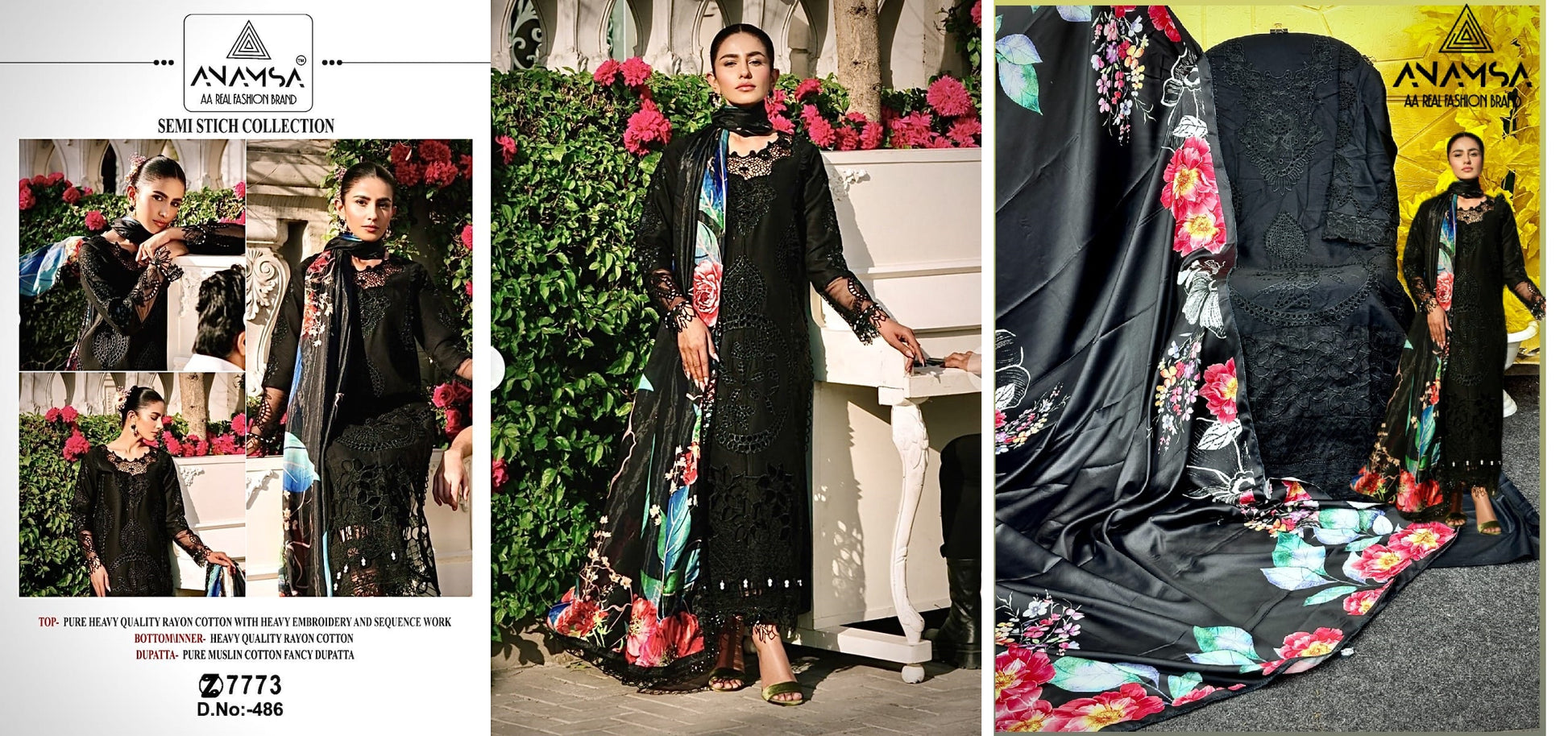 486 Anamsa Pakistani Salwar Suits