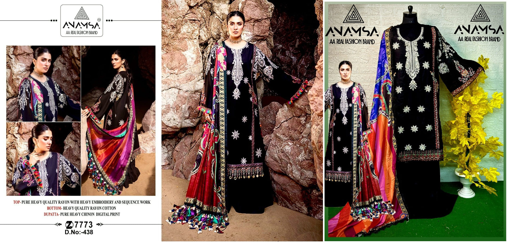438 Anamsa Pakistani Salwar Suits