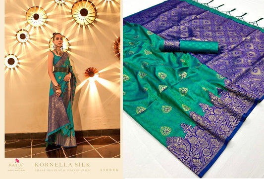 310006 Kornella Silk Rajtex Sarees
