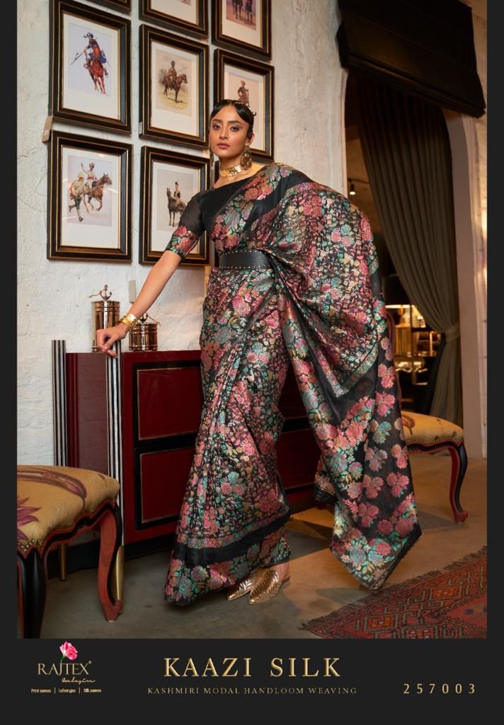 257003 Kaazi Silk Rajtex Sarees