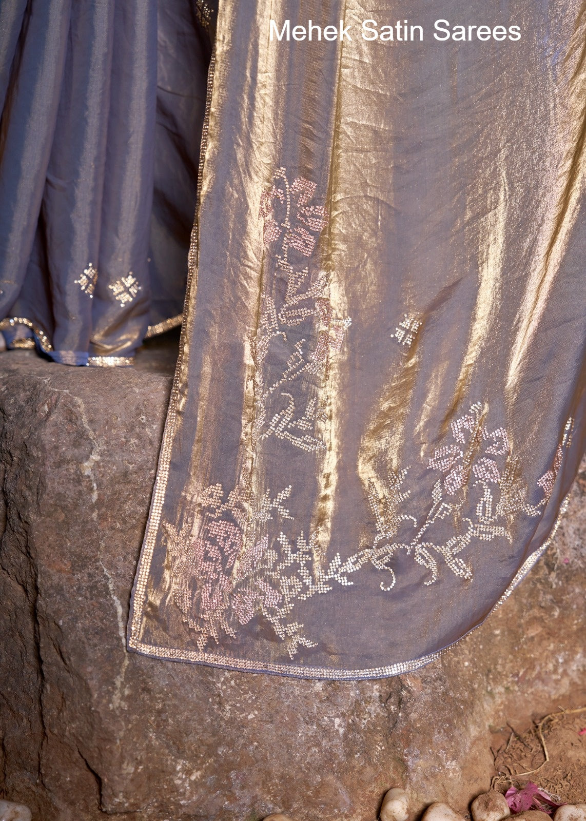 764B Mehek Satin Sarees