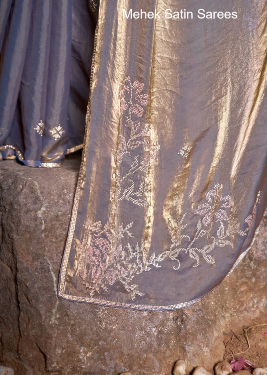 764B Mehek Satin Sarees